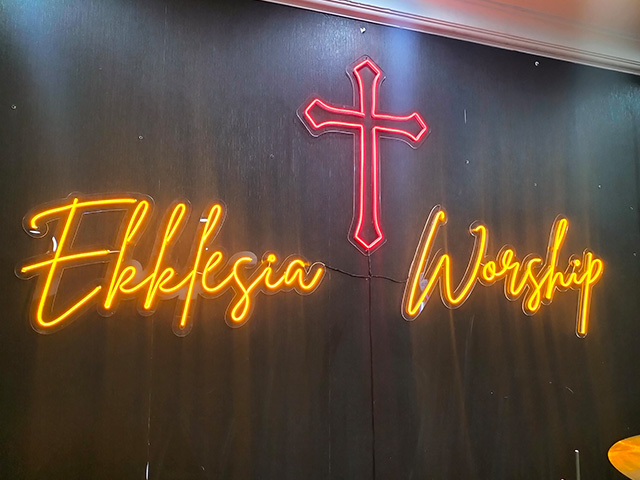 ekklesia worship neon flex
