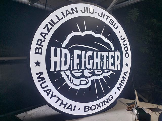 hd fighter neon box