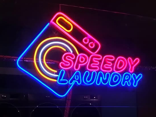 speedy laundry neon flex